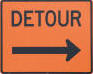 detour sign